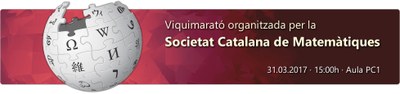 Viquimarató organitzada per la Societat Catalana de Matemàtiques