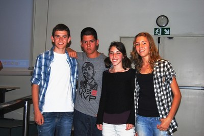 Equip guanyador 1er premi categoria 3r i 4t ESO