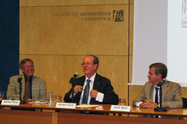 Cloenda a càrrec del rector de la UPC, Antoni Giró