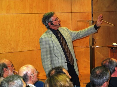 La lliçó inaugural del curs Fisher va anar a càrrec de Daniel Peña, catedràtic d'Estadística i rector de la Universitat Carlos III de Madrid