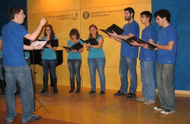 Interpretant l'Hallelujah de L. Cohen sota la direcció de Xavier Ramos