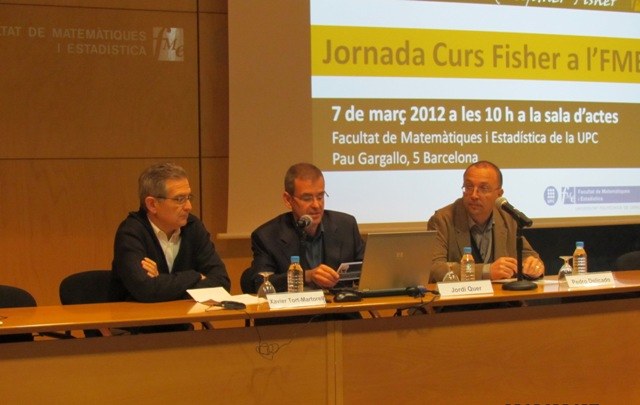 Obertura de la Jornada Fisher 2012 a càrrec de Jordi Quer, degà de l'FME