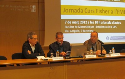 Obertura de la Jornada Fisher 2012 a càrrec de Jordi Quer, degà de l'FME