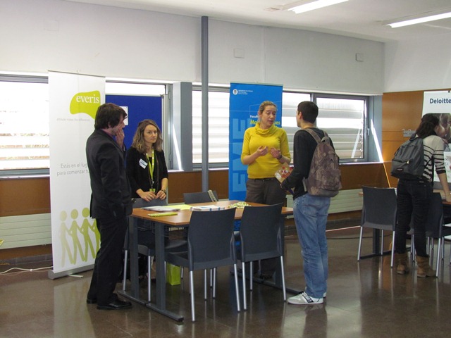 Moment d'intercanvi amb les empreses