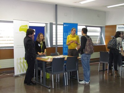 Moment d'intercanvi amb les empreses