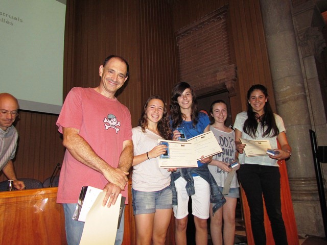 1er Premi categoria 1r i 2n ESO al treball: Coordinació dels cicles menstruals, de l'INS Sant Quirze del Vallès