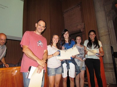 1er Premi categoria 1r i 2n ESO al treball: Coordinació dels cicles menstruals, de l'INS Sant Quirze del Vallès