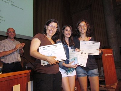 Menció categoria 1r i 2n ESO al treball: Els joves som més incívics? de l'INS Salvador Espriu de Barcelona