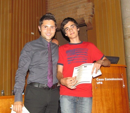 Menció categoria 34 i 4t ESO al treball: Esport i felicitat, del Col·legi Mestral (Jorba)