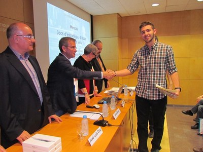 Menció per a Marc Ventura de l'Escola Pia d'Igualada