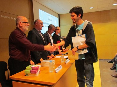 Menció per a Pau Ventura de l'IES Pius Font i Quer