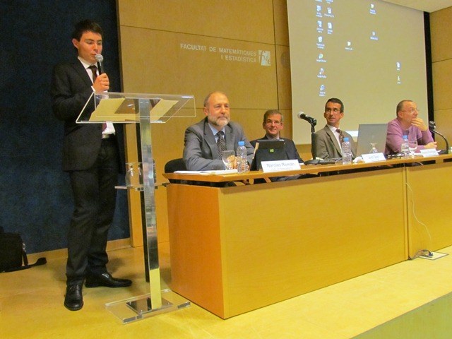Daniel Remon, representant dels estudis de Matemàtiques