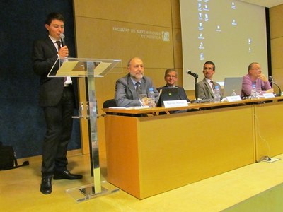 Daniel Remon, representant dels estudis de Matemàtiques