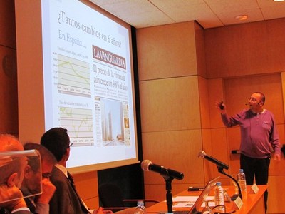 El Padrí d'Estadística, el professor Pedro Delicado