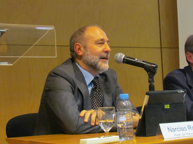 Padrí de Matemàtiques, el professor Narciso Roman