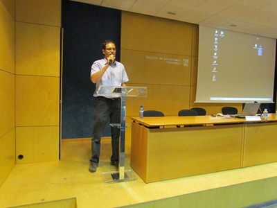 Lliurament dels premis del X Concurs Student d'Estadística Aplicada: Premi IDESCAT a Oriol Padró Roig
