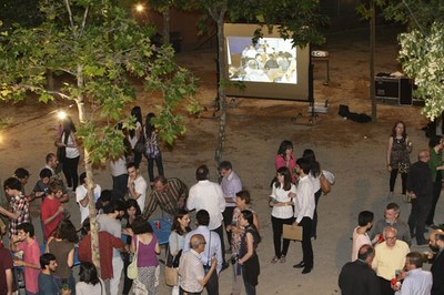 Pantalla amb imatges de l'FME