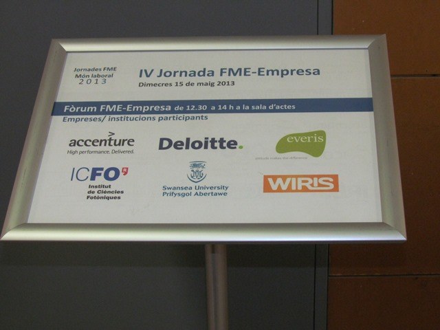 Pòster de les empreses participants
