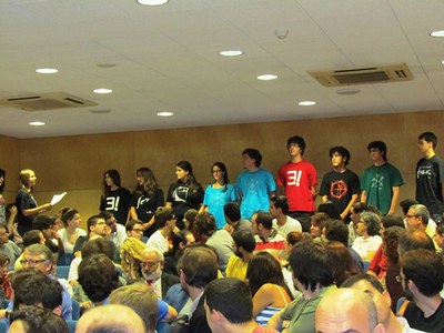 Actuació de la Coral de l'FME