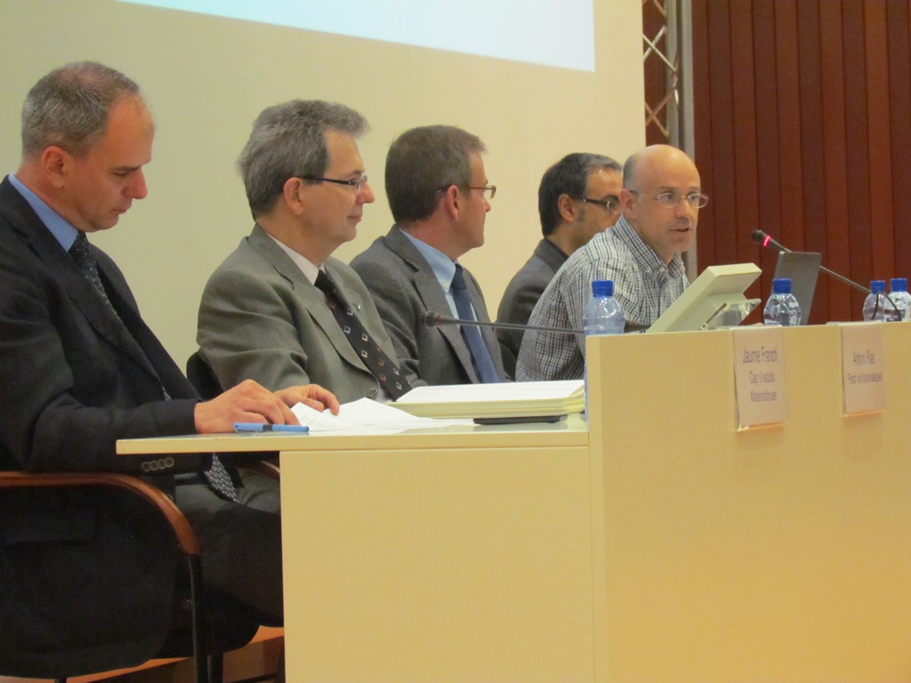 Discurs del padrí d'Estadística, el professor Ernest Pons