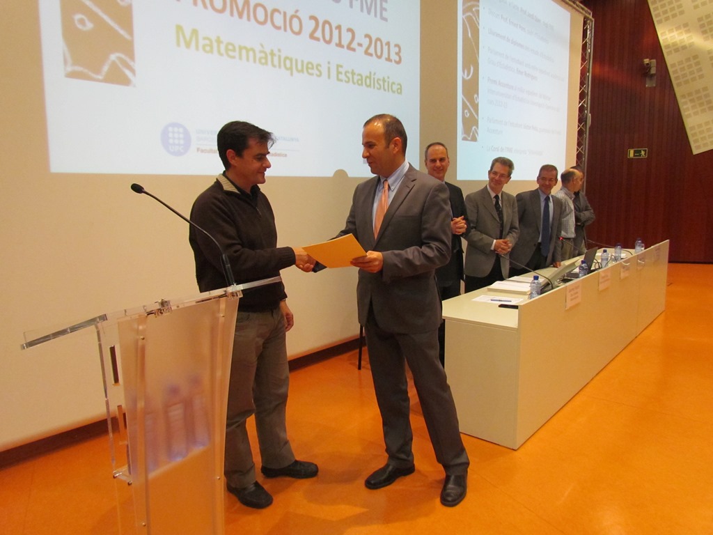 Lliurament del Premi Accenture al millor expedient del MIEIO