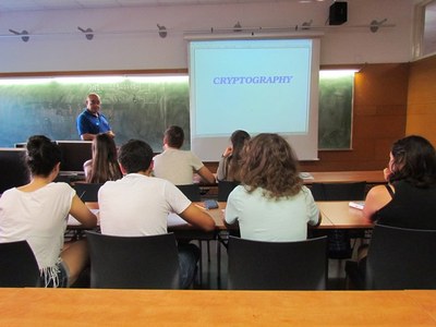 Sessió de Criptografia amb el professor Jose Luís Díaz