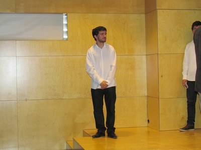 L'Eduard Vàzquez, responsable de la Coral de l'FME