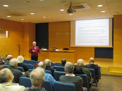 1a ponència a càrrec del professor Luis Navarro
