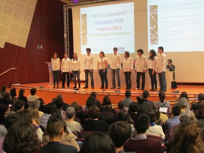 Actuació de la Coral de l'FME