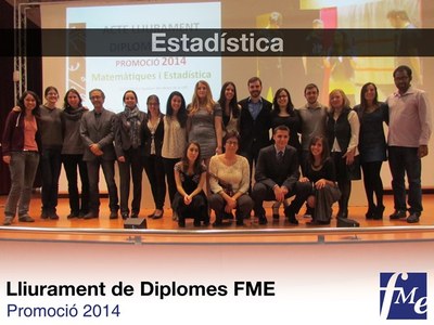 Foto grup titulats Estudis Estadística