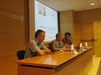 Presentació de l'acte a càrrec del degà de l'FME Jordi Quer