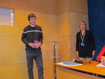 Miguel Pereira Hernández, l'altre estudiant del GM guanyador del concurs Weierstrass