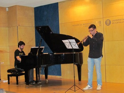 Arnau Planas (tible) i Eduard Almacellas (piano)