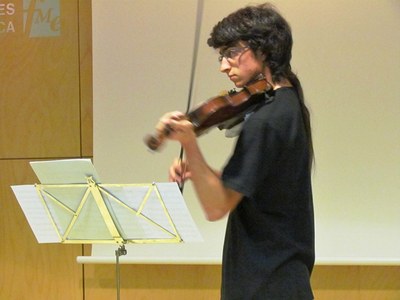Guillem Alsina al violí