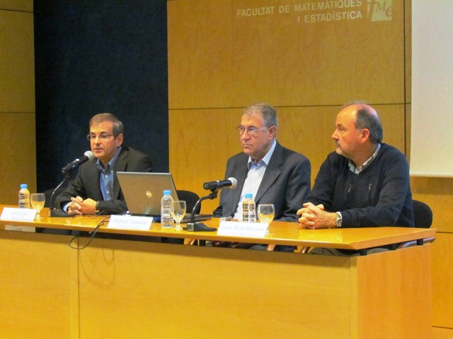 Presentació de la conferència a càrrec de Jordi Quer, degà de l'FME
