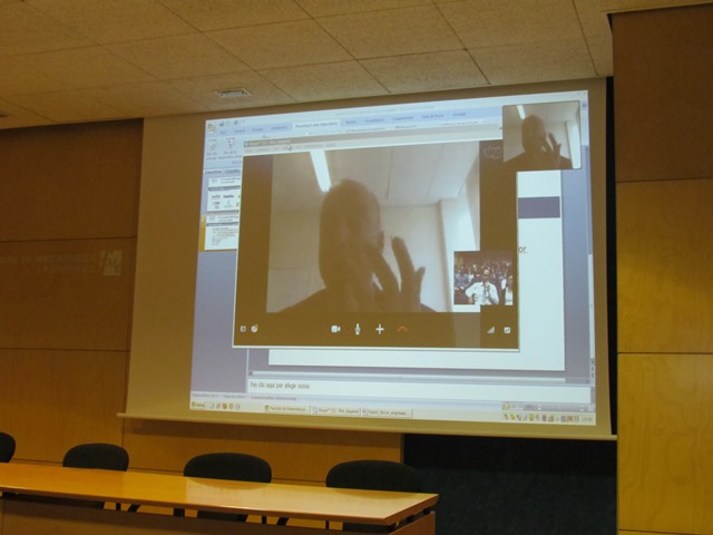Intervenció de Rubén Sevilla, Universitat Swansea via Skype