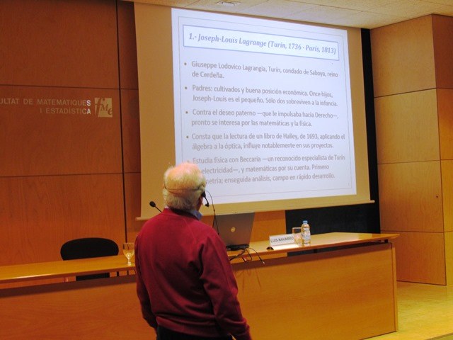 Professor Luis Navarro, professor emèrit de Física Fonamental de la UB
