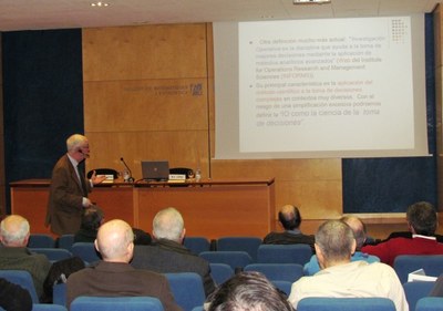 Professor Marco Antonio López, catedràtic del DEIO de la Universitat d'Alacant
