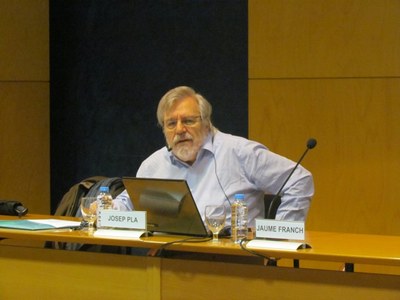 El primer ponent de la Jornada, el professor Josep Pla