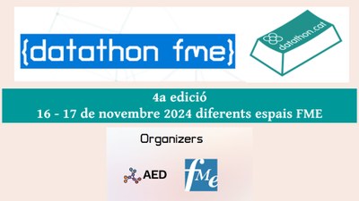 Arriba la 4a edició de la Datathon FME 2024