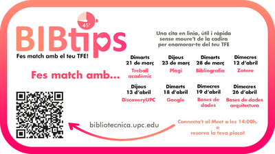 BIBtips: fes match amb el teu TFE