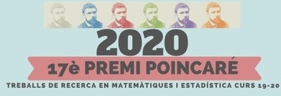 Convocat el Premi Poincaré 2020 al millor treball de recerca en matemàtiques