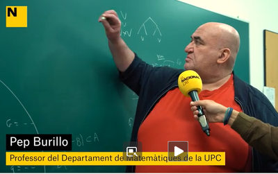 El professor de l'FME Pep Burillo entrevistat a El Nacional.cat