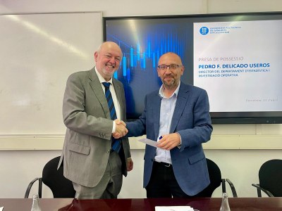 El professor Pedro Delicado, nou director del Departament d'Estadística i Investigació Operativa de la UPC