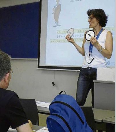 El taller "Top secret" amb Montse Alsina, professora del Departament de Matemàtiques UPC, al Regió 7