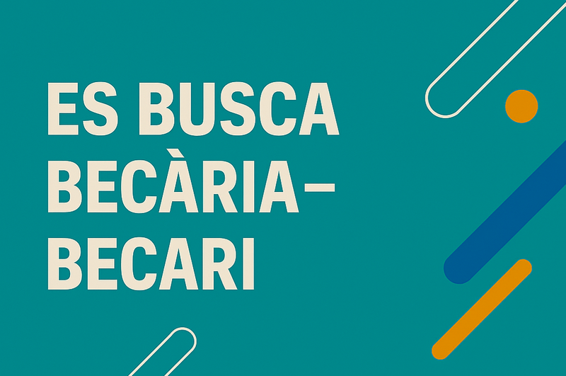 Es busca becària - becari per temes promoció i difusió d'estudis de l'FME