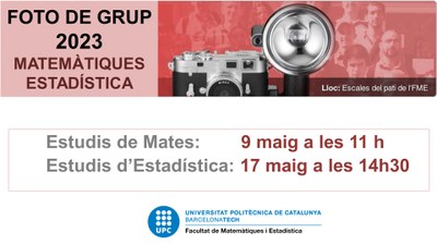 Foto de grup FME curs 2022-2023 - Mates i Estadística