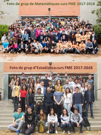 Fotos de grup de Mates i Estadística 2018