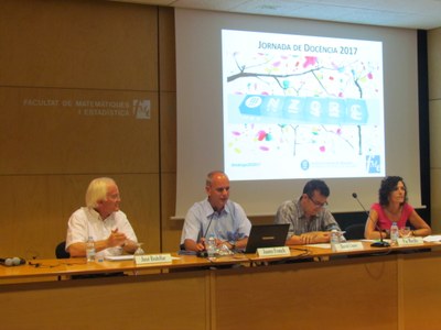 Fotos i gravació de la II Jornada Docent del Departament de Matemàtiques de la UPC