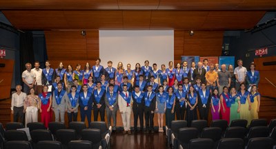 Fotos i gravació de l'acte de graduació del grau en Ciència i Enginyeria de Dades  (GCED) - 4a promoció